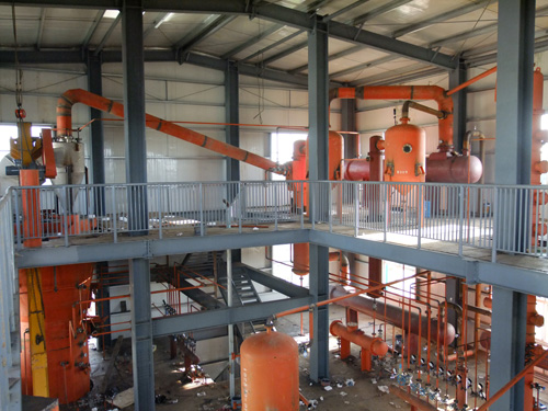 continuous oil refinery machinery
