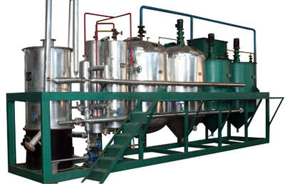 corn germ oil expelling and refining line
