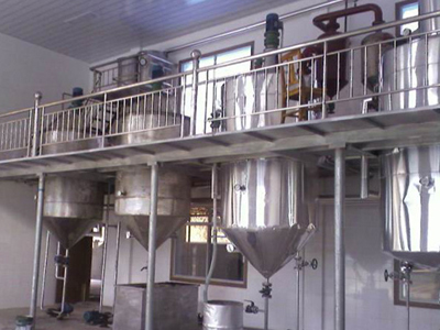 palm kernel oil refining plant