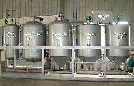 soya bean oil extraction and refining unit