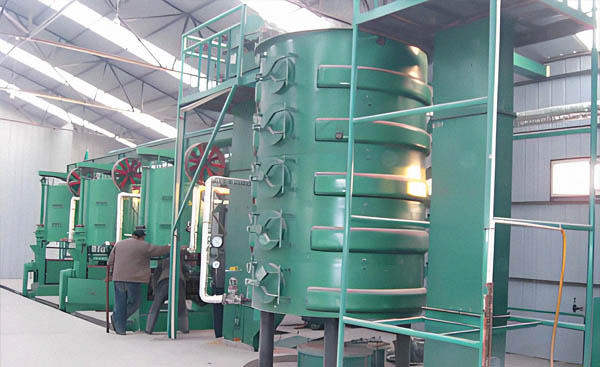 Canola oil processing plant