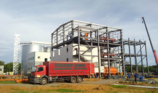 Soybean oil processing plant