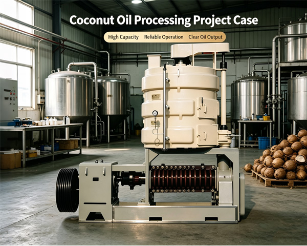 coconut oil screw press